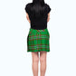 Stylish Irish Tartan Skirt Back