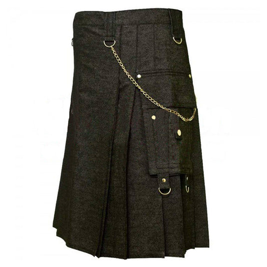 Tactical Denim Kilt