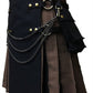Tactical Kilt Black And Brown