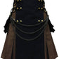 Tactical Kilt Black And Brown