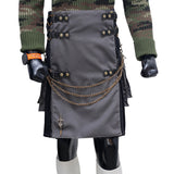 Tactical Hybrid Kilt Black and Grey