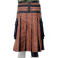 Tactical Kilt Black And Brown Back Photo