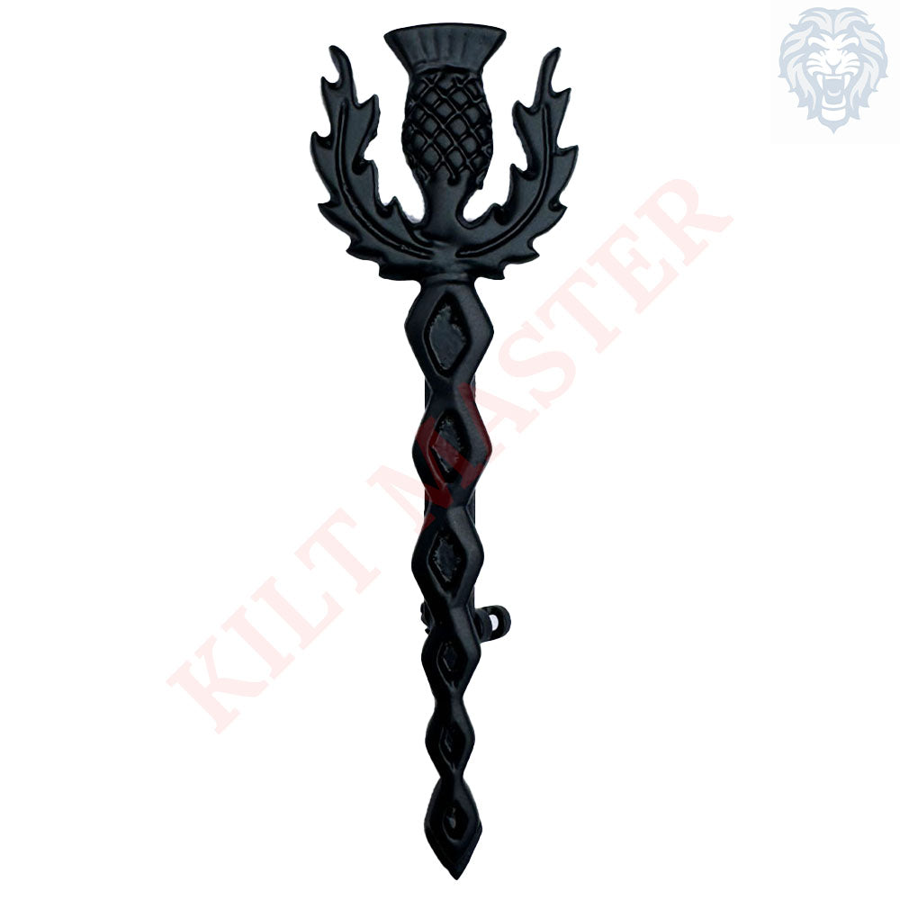 Black Kilt Pin - Stylish Scottish Accessories
