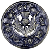 Thistle Badge Antique Kilt Fly Plaid Brooch