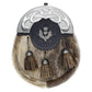 Thistle Badge Seal Skin Sporran Front