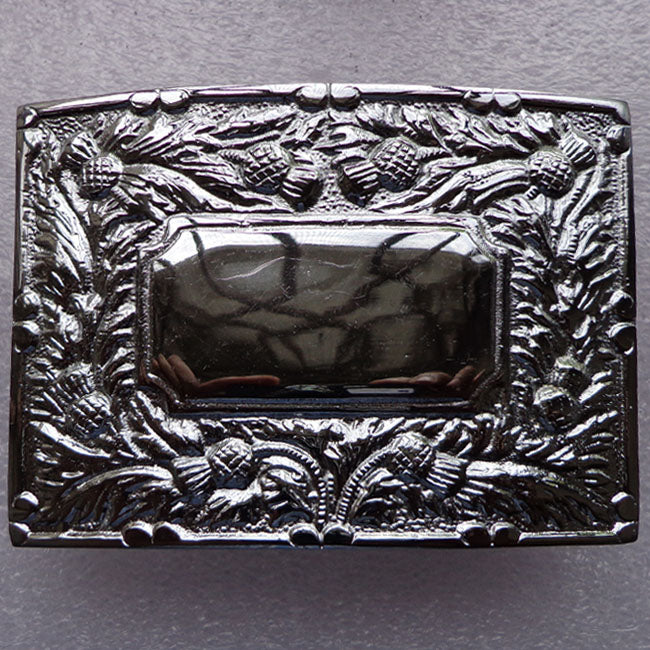Thistle Flower Scottish Kilt Belt Buckle