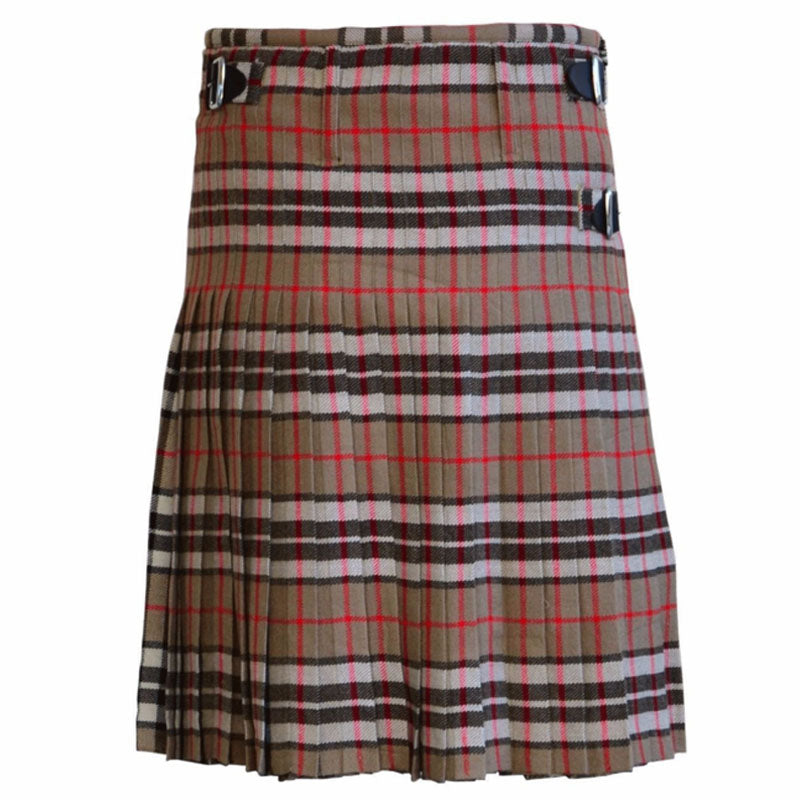 Thompson Camel Tartan Kilt - Classic Style with Modern Flair