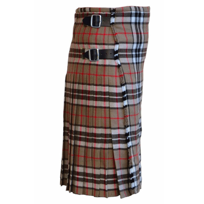 Thompson Camel Tartan Kilt - Classic Style with Modern Flair