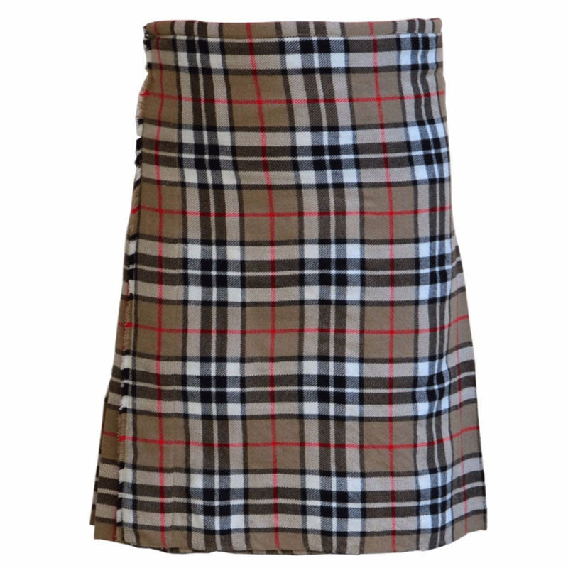 Thompson Camel Tartan Kilt - Classic Style with Modern Flair