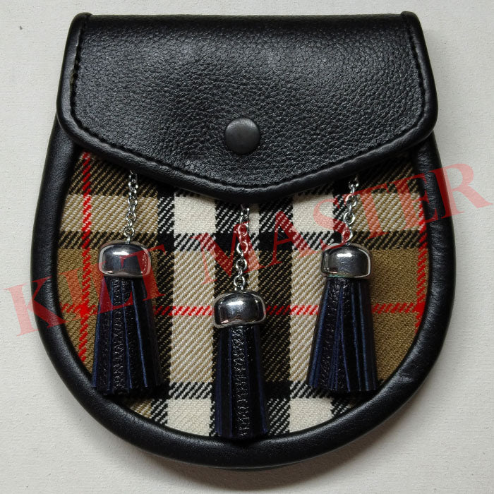 Thompson Camel Tartan Sporran