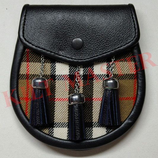 Thompson Camel Tartan Sporran