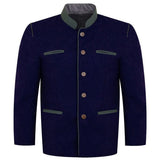 Traditional Royal Blue Bavarian Wool Jacket