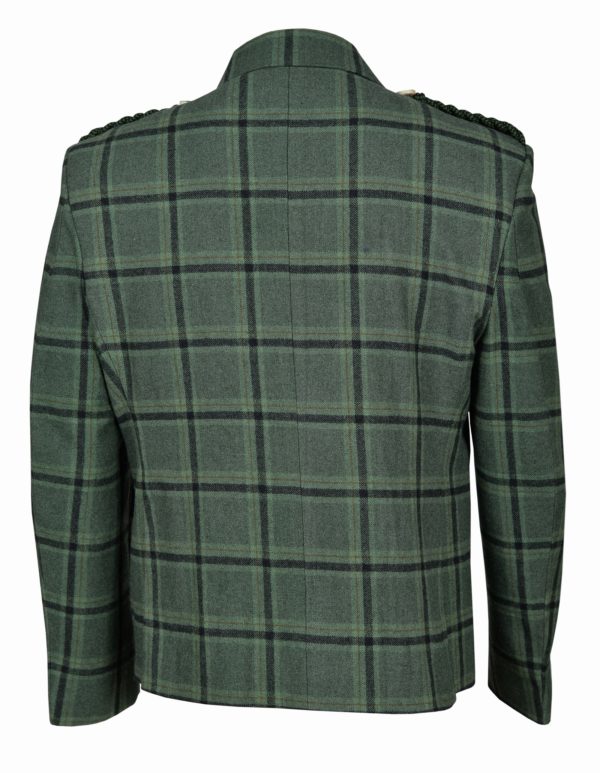 Lovat Green Tweed Argyle Jacket