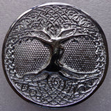 Tree Celtic Round Kilt Belt Buckle