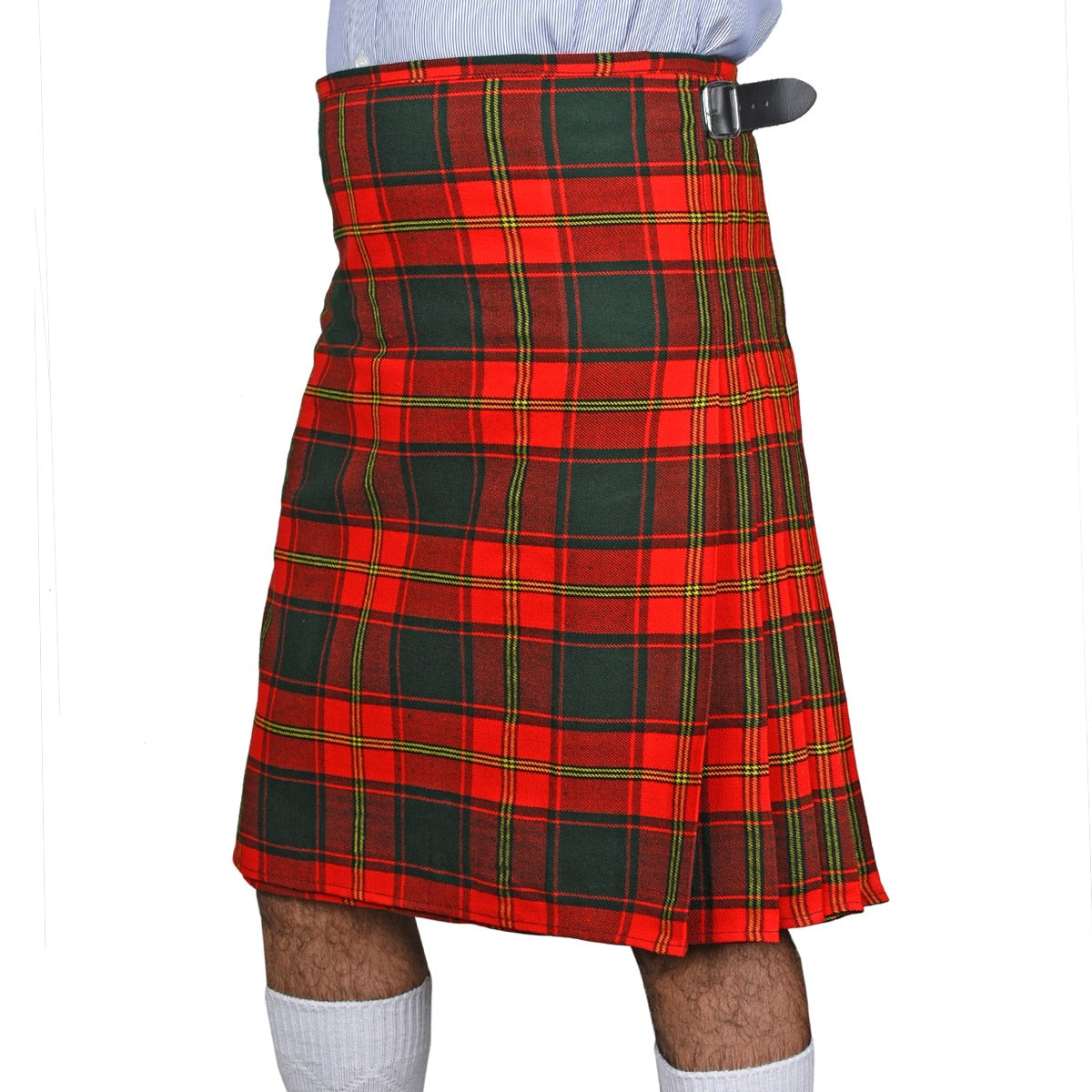 Ulster Red Irish Tartan Kilt Left
