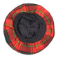 Ulster Red Irish Tartan Tammy Hat Back