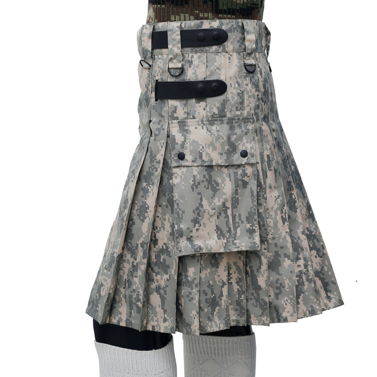 US Army Camouflage Hybrid Kilt Left