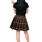 USA Marine Tartan Skirt Back