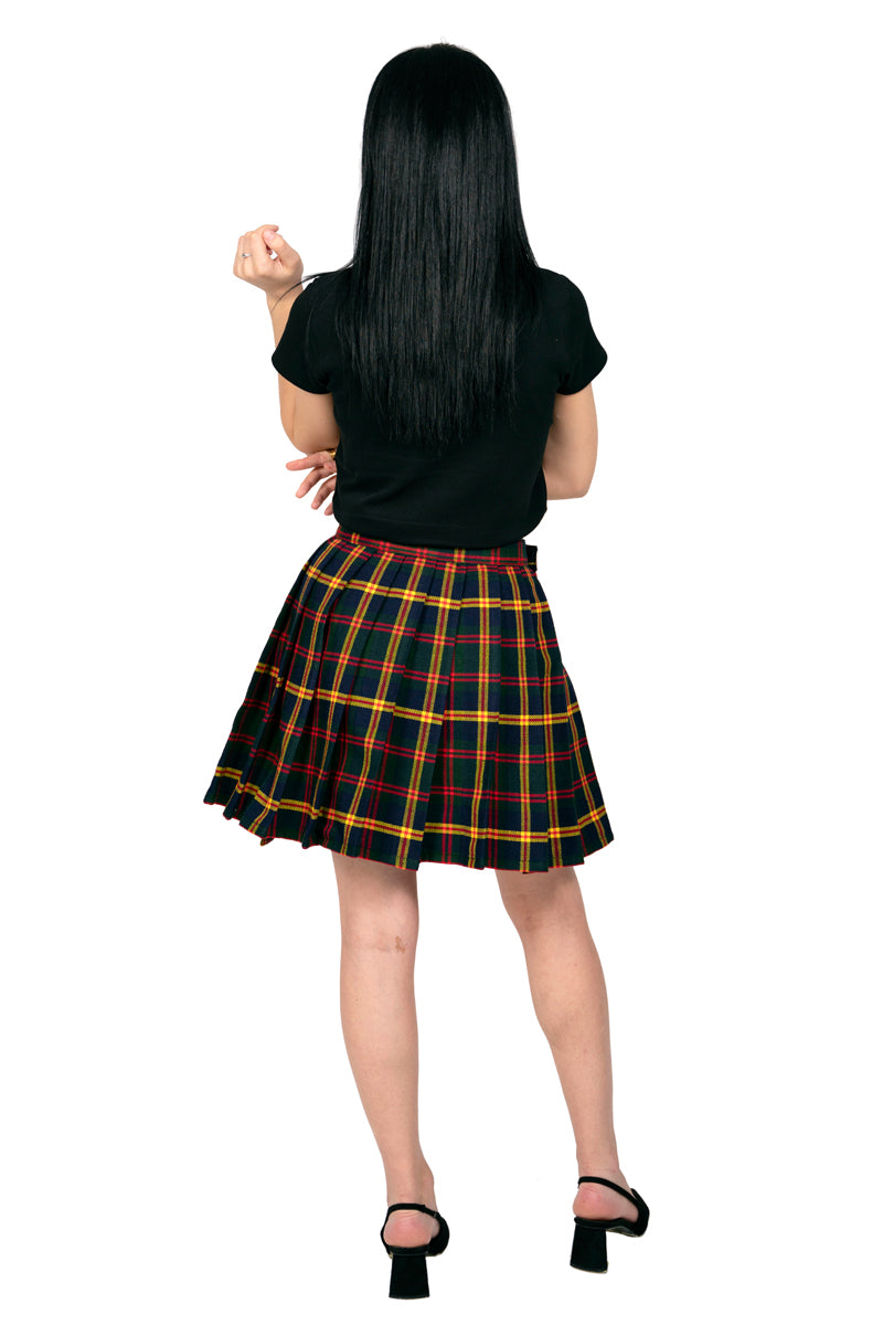 USA Marine Tartan Skirt Back