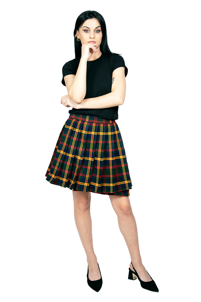 USA Marine Tartan Skirt Front