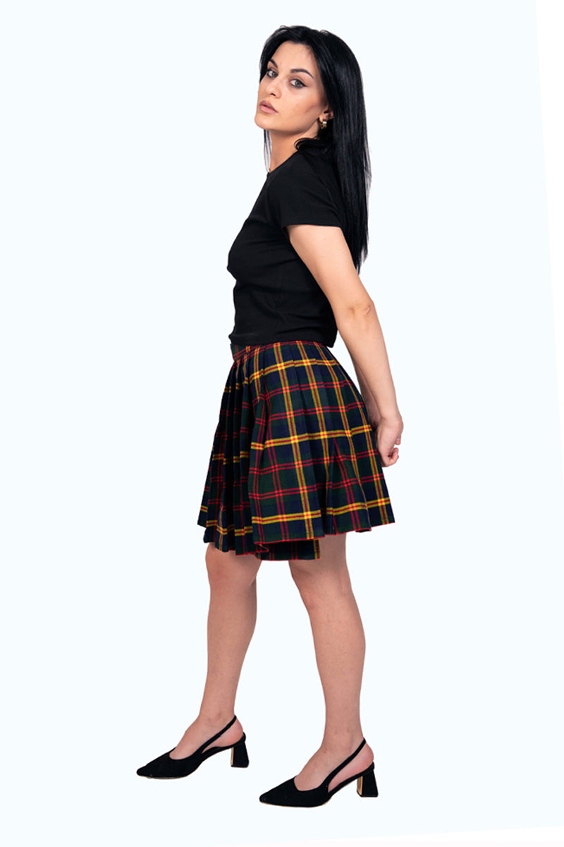 USA Marine Tartan Skirt Left