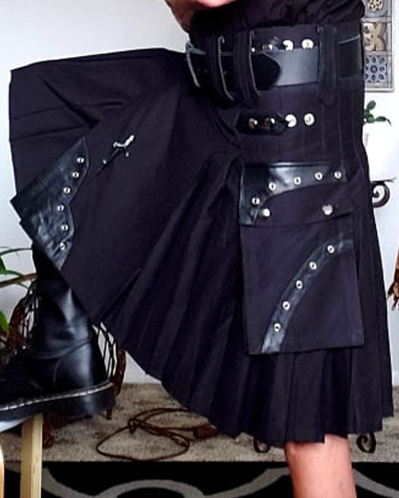 Utility Fashion Kilt For Men