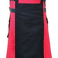 Utility Kilt Black And Red