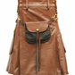 Leather Kilt With Sporran