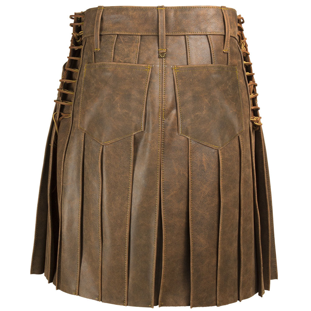 Vintage Leather Kilt