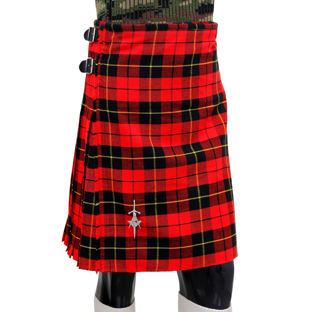 Wallace Modern Tartan Kilt Right