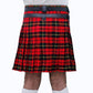 Wallace Tartan Modern Adjustable Utility Kilt Back