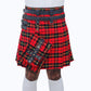 Wallace Tartan Modern Adjustable Utility Kilt Front Spec