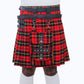 Wallace Tartan Modern Adjustable Utility Kilt Front