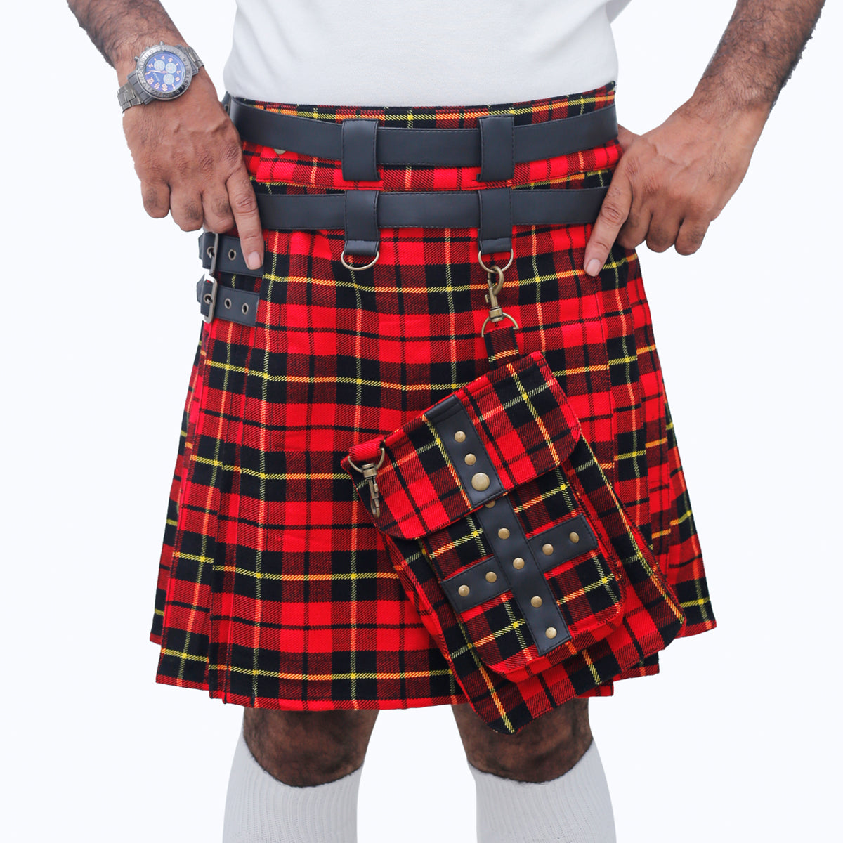 Wallace Tartan Modern Adjustable Utility Kilt Spec