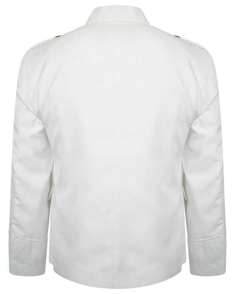White Argyle Jacket
