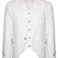 White Argyle Jacket