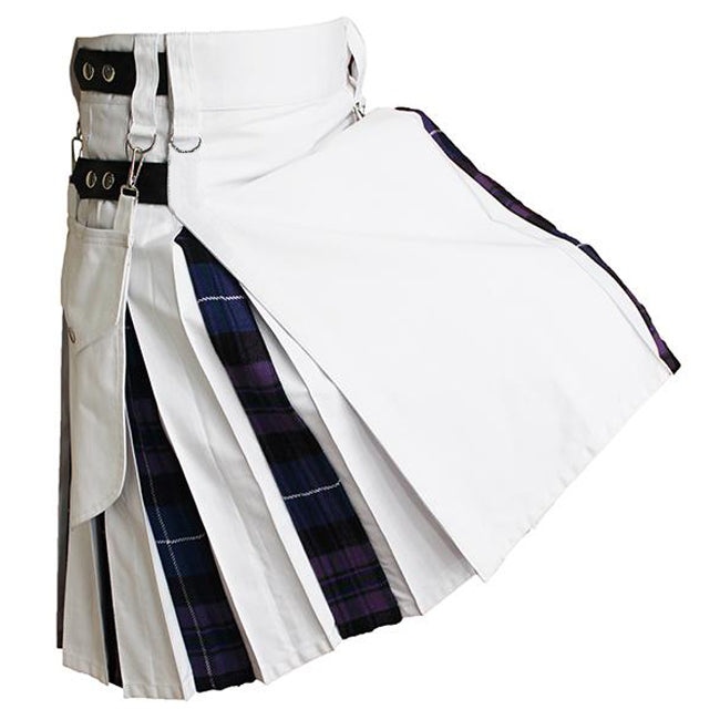 White Hybrid Kilt