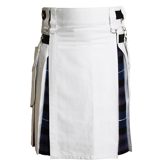 White Hybrid Kilt