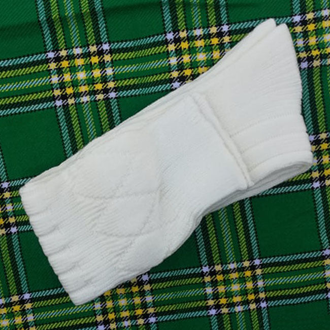 White Kilt Hose
