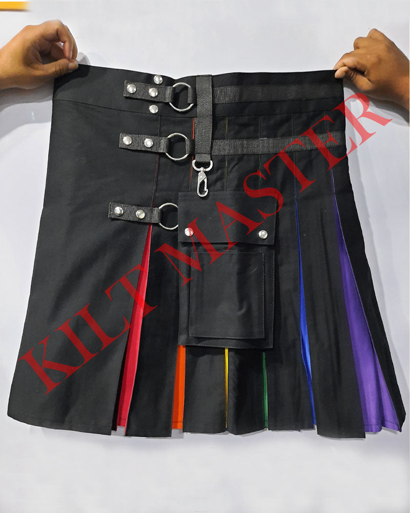 Women Rainbow Kilt