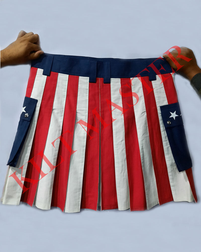 Women American Flag Kilt