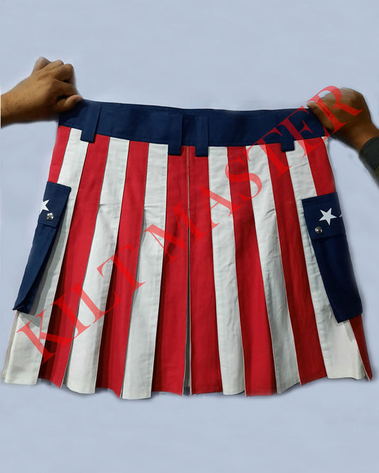 Women American Flag Kilt