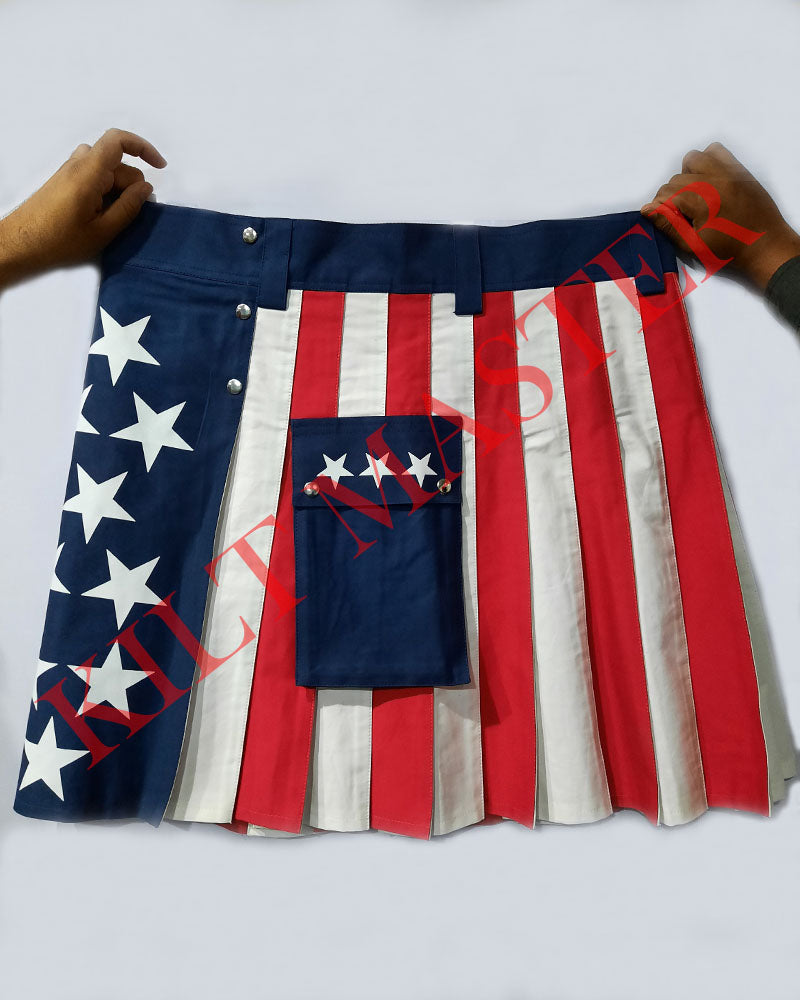 Women American Flag Kilt