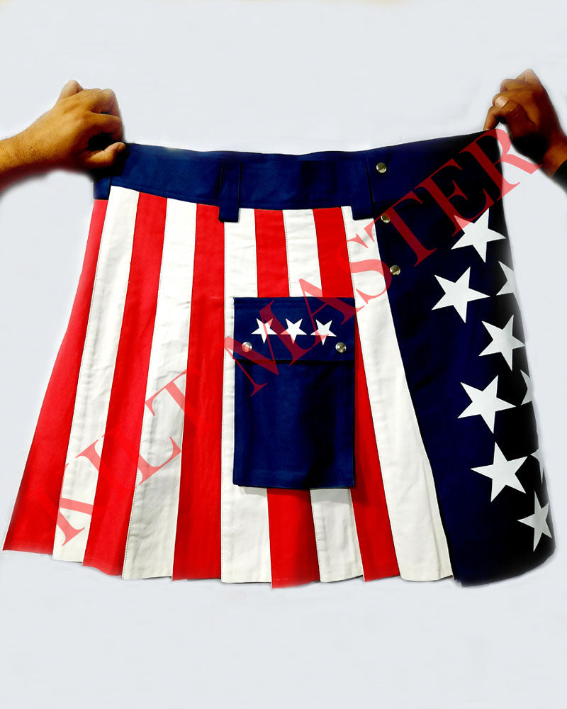 Women American Flag Kilt