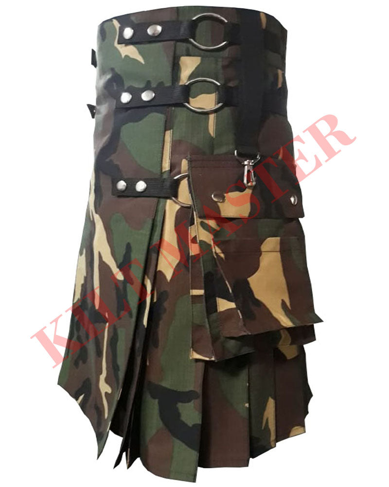 Woodland Camo Kilt