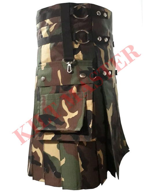 Woodland Camo Kilt