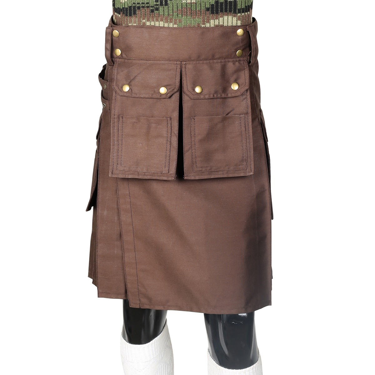Work Kilt Brown Front